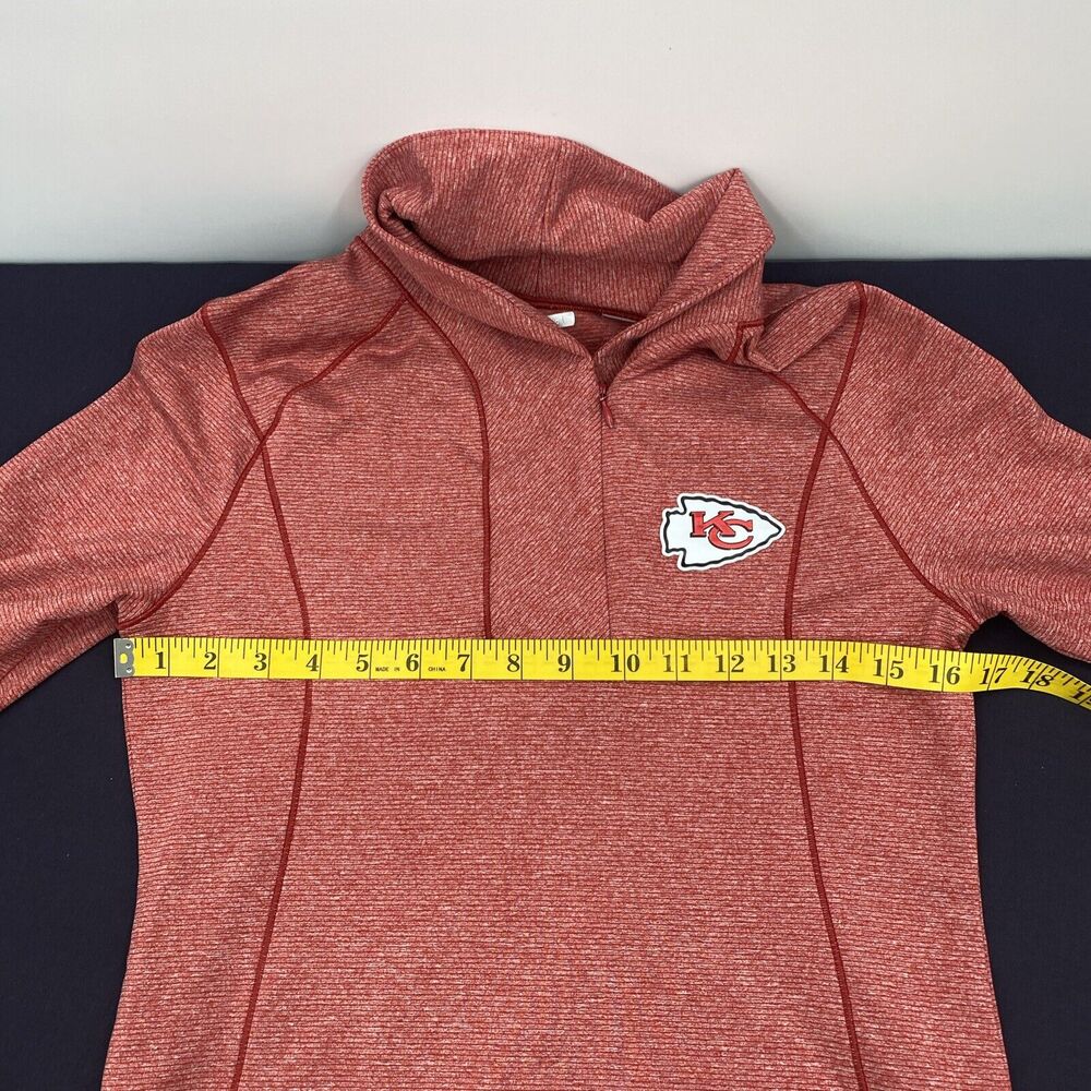 Kansas City Chiefs CB DryTec by Cutter & Buck Womens XS/TP Red Moisture Wicking - Picture 11 of 12